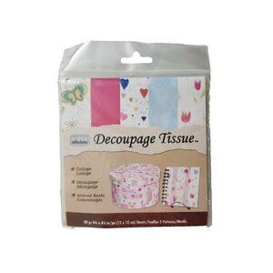Decoupage Tissue Paper Pack With 5 Patterns Summer By DMD